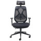 Maldini Black Frame Mesh Posture Ergonomic Chair